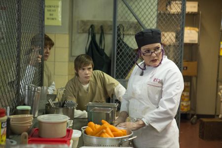 Kate Mulgrew, Annie Golden, and Abigail Savage in Orange Is the New Black (2013)
