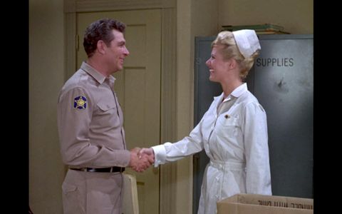 Andy Griffith and Nina Shipman in The Andy Griffith Show (1960)