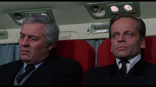Klaus Kinski and Sydney Chaplin in Double Face (1969)