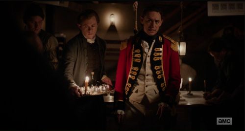 JJ Feild and Nick Westrate in TURN: Washington's Spies (2014)
