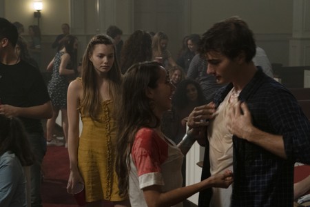 Acei Martin, Alex Fitzalan, and Kristine Froseth in The Society (2019)