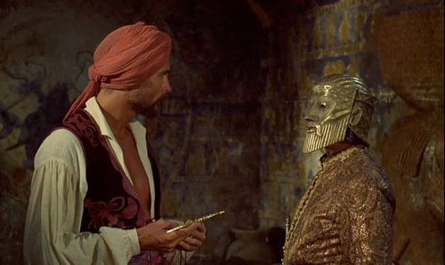 John Phillip Law and Douglas Wilmer in The Golden Voyage of Sinbad (1973)