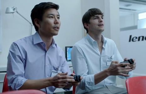 Lenovo Commercial with Ashton Kutcher