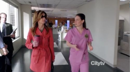 Body of Proof. Molly Schreiber and Dana Delany.