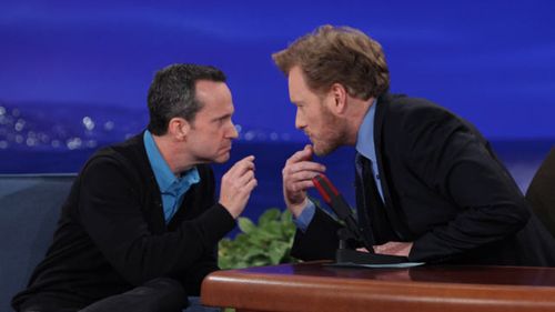 Conan O'Brien and Jimmy Pardo in Conan (2010)