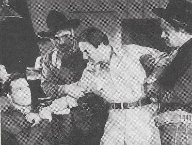 George Douglas, Curley Dresden, Jack Ingram, and Matty Kemp in The Adventures of the Masked Phantom (1939)