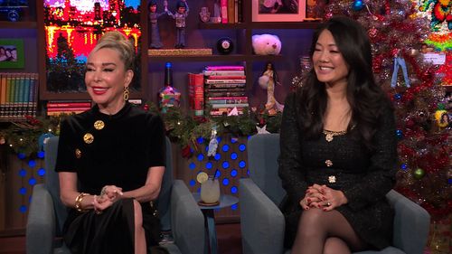 Crystal Kung Minkoff and Marysol Patton in Watch What Happens Live with Andy Cohen: Crystal Kung Minkoff & Marysol Patto