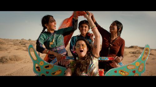 Tannishtha Chatterjee, Radhika Apte, Surveen Chawla, and Lehar Khan in Parched (2015)