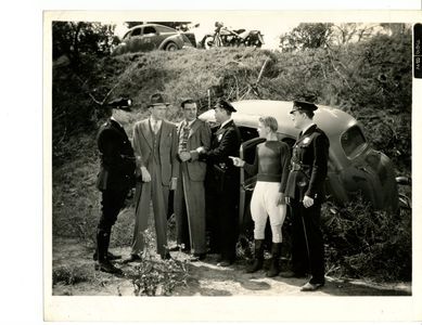 Lon Chaney Jr., Sidney Blackmer, Hal Craig, Eddie Dunn, Ralph Dunn, and Marvin Stephens in Speed to Burn (1938)