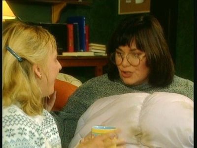 Emma Chambers and Dawn French in The Vicar of Dibley (1994)