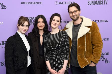 Sidney Flanigan, Ryan Eggold, Sharon Van Etten, and Talia Ryder at an event for Never Rarely Sometimes Always (2020)