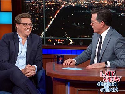 Stephen Colbert and Chris Hayes in The Late Show with Stephen Colbert (2015)