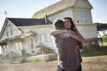 Mike Vogel and Daisy Betts in Childhood's End (2015)