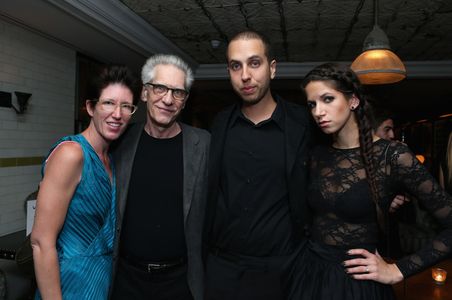 David Cronenberg, Brandon Cronenberg, Cassandra Cronenberg, and Caitlin Cronenberg