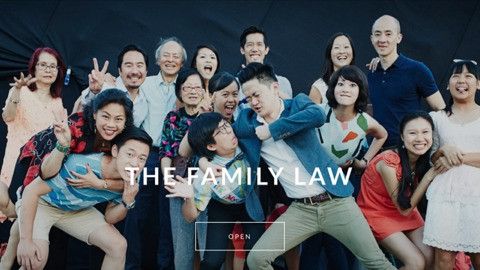 Anthony Brandon Wong, Fiona Choi, Shuang Hu, Trystan Go, George Zhao, Karina Lee, and Vivian Wei in The Family Law (2016