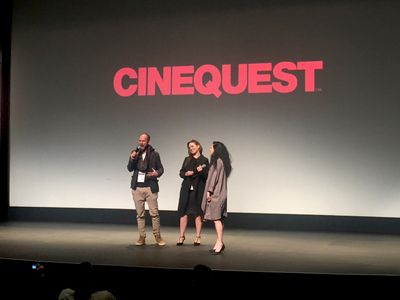 Q&A after screening of Luba at Cinequest Film Festival with moderator Jennifer Shahin - San Jose, California