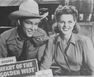 Roy Rogers and Ruth Terry in Heart of the Golden West (1942)