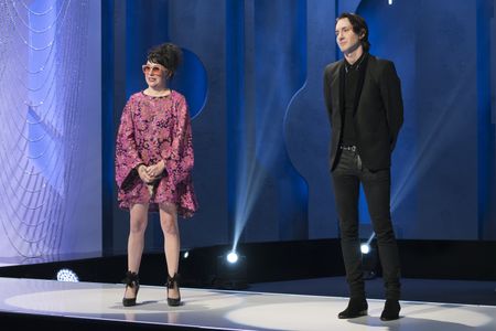Dmitry Sholokhov and Michelle Lesniak in Project Runway All Stars: All the World's a Runway (2019)