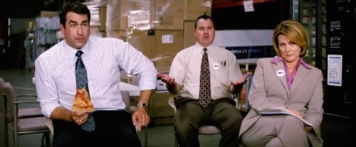 Claudia Stedelin, Bob Stephenson, and Rob Riggle in Larry Crowne (2011)