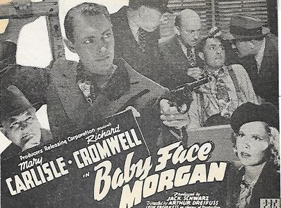 Vince Barnett, Mary Carlisle, Richard Cromwell, and Warren Hymer in Baby Face Morgan (1942)