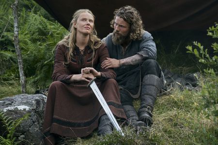 Leo Suter and Frida Gustavsson in Vikings: Valhalla (2022)