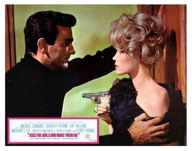 Mike Connors and Dorothy Provine in Kiss the Girls and Make Them Die (1966)