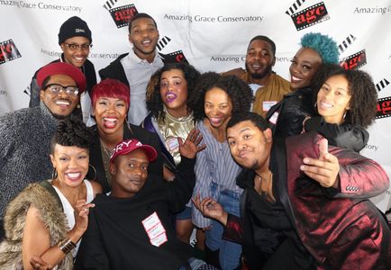 Wendy Raquel Robinson, Andre Jamal Kinney, Simmie Sims, Antwone Barnes, and Jazlyn Miller
