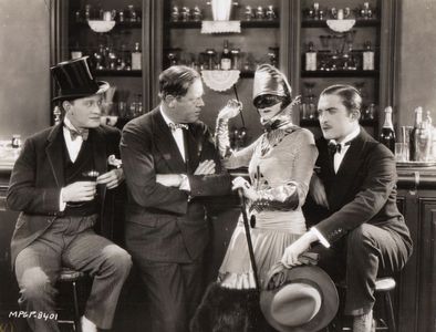 Douglas Gilmore, Robert Z. Leonard, Conrad Nagel, and Claire Windsor in Dance Madness (1926)