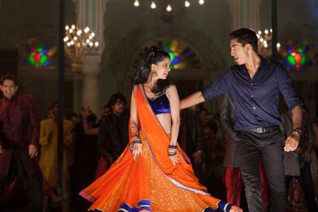 Dev Patel and Tina Desai in The Second Best Exotic Marigold Hotel (2015)