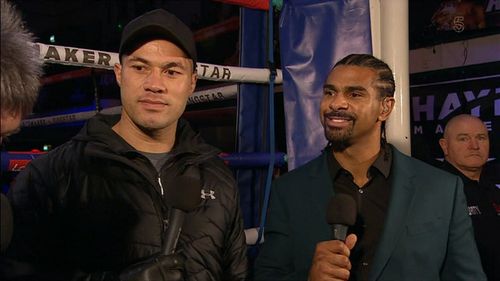 David Haye and Joseph Parker in Boxing on 5 (2011)