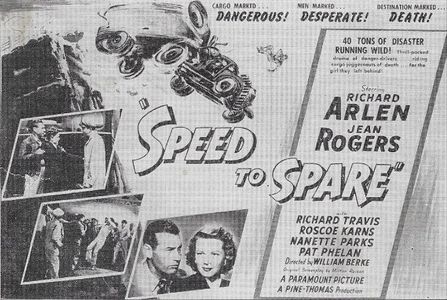 Richard Arlen and Jean Rogers in Speed to Spare (1948)