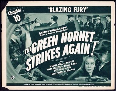 Wade Boteler, Joe Devlin, William Hall, Warren Hull, Keye Luke, and Anne Nagel in The Green Hornet Strikes Again! (1940)