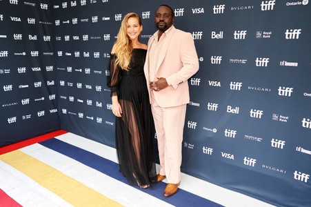 Jennifer Lawrence and Brian Tyree Henry at an event for Causeway (2022)