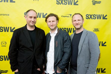 Max Pugh (left),Nick Francis (centre) & Marc J Francis (right) at SXSW Walk With Me Premiere