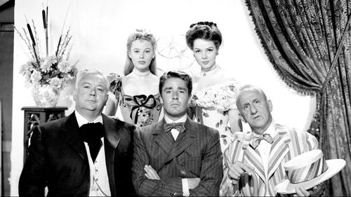 June Allyson, Jimmy Durante, Kathryn Grayson, Peter Lawford, and Lauritz Melchior in Two Sisters from Boston (1946)