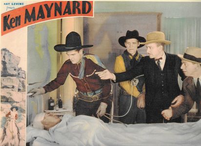 Hooper Atchley, Bob Kortman, Ken Maynard, and Syd Saylor in Mystery Mountain (1934)