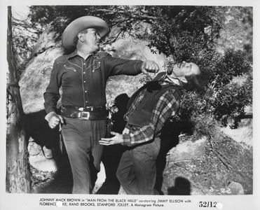 Johnny Mack Brown and I. Stanford Jolley in Man from the Black Hills (1952)