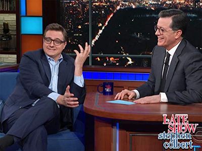 Stephen Colbert and Chris Hayes in The Late Show with Stephen Colbert: Chris Hayes/Nico Parker (2019)