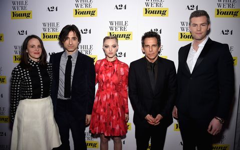 Noah Baumbach, Ben Stiller, Amanda Seyfried, Maria Dizzia, and Ryan Serhant at an event for While We're Young (2014)