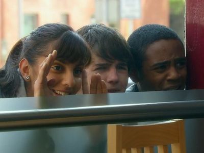Daniel Anthony, Tommy Knight, and Anjli Mohindra in The Sarah Jane Adventures (2007)
