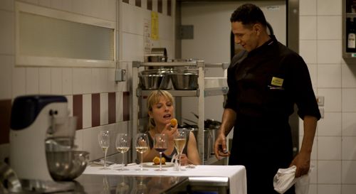 Karin Viard and Roschdy Zem in The Chef's Wife (2014)