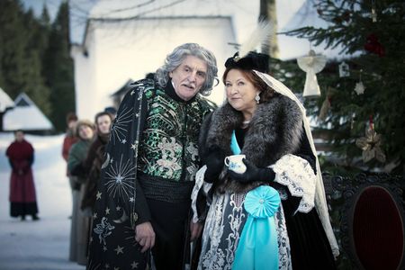 Zlata Adamovská and Martin Huba in The Christmas Star (2020)
