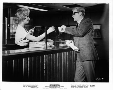 Michael Caine and Barbara Roscoe in The Ipcress File (1965)