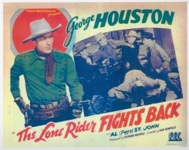 Frank Ellis, Frank Hagney, George Houston, Charles King, and Dennis Moore in The Lone Rider Fights Back (1941)