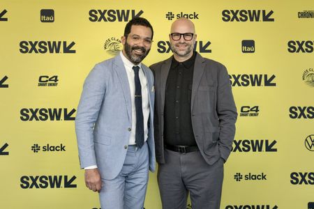 AUSTIN, TEXAS - MARCH 13: (L-R) James Adolphus and Ben Selkow attend 
