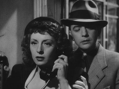 Paul Bernard and Viviane Romance in Panique (1946)