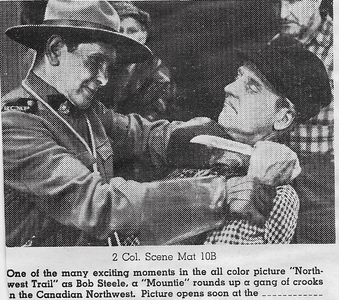 Al Ferguson, George Meeker, and Bob Steele in Northwest Trail (1945)