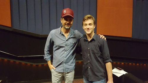 With director Alejandro Monteverde