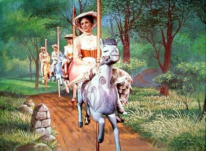 Julie Andrews, Dick Van Dyke, Karen Dotrice, and Matthew Garber in Mary Poppins (1964)