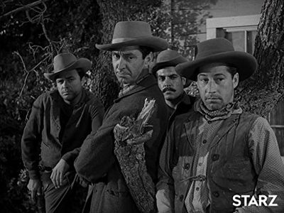 Christian Drake, James Griffith, Bobby Jordan, and Henry Wills in Tales of Wells Fargo (1957)